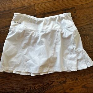 Bolle Classic White Pleated tennis skort